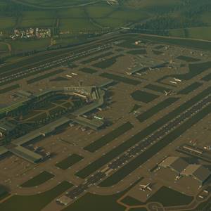 Cities Skylines Airports Aerial View