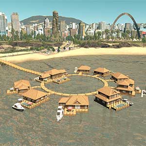 Cities Skylines Hotels & Retreats Floating Houses