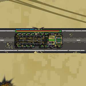 Supplies on combat vehicle