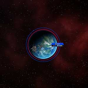 Whole view planet earth