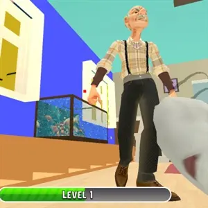 Dog Chaos Old Man