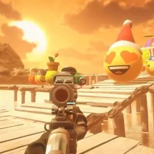 Emoji Battlefield Summer Vacation - Heart Eyes