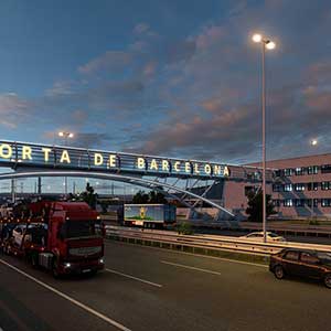 Euro Truck Simulator 2 Iberia Porta de Barcelona