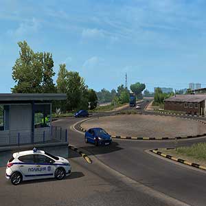Euro Truck Simulator 2 Road to the Black Sea - Police Car
