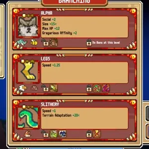 Everything is Crab The Animal Evolution Roguelite - Branching