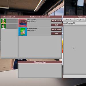 Exotica Petshop Simulator - Shopping List
