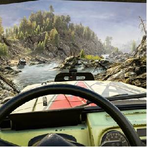 Expeditions A MudRunner Game First Person View
