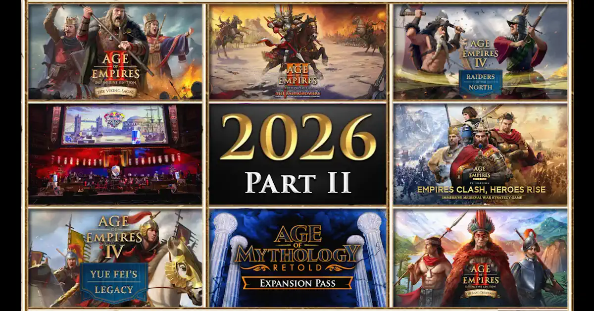 Age of Empires 2026 Roadmap Revives Northern Warfare and Classic RTS