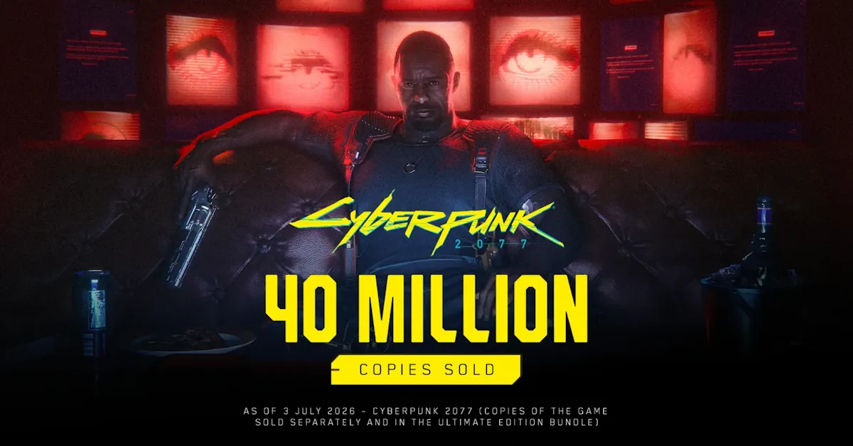 Cyberpunk 2077 Hits 40 Million Copies Sold, Closing Gap With The Witcher 3