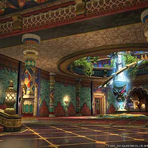 Final Fantasy 14 Endwalker Indoor Courtyard