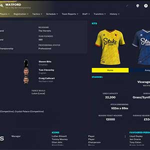 Football Manager 2023 - Club Details
