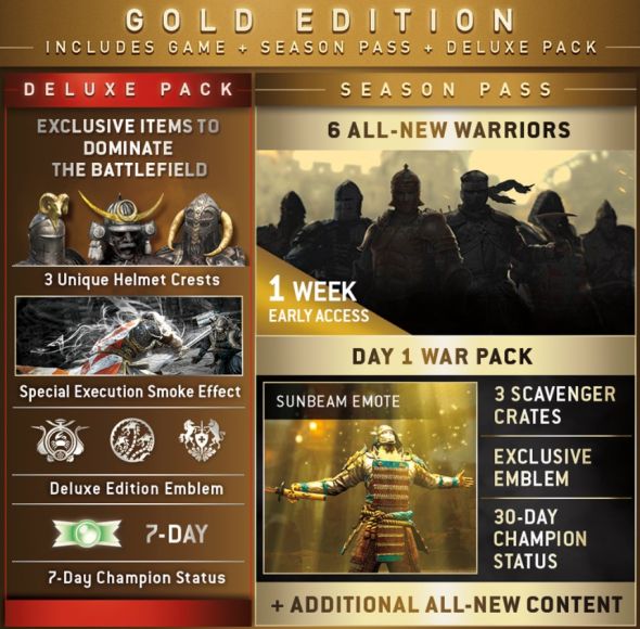 Details Of The For Honor Pass Are Divulged