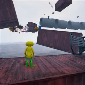 Frogging Up: Frog Climb Rage Game - Shipping Containers