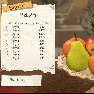 Fruit Mountain - Score Ranking