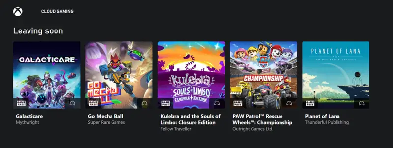 May 2026 Game Pass Leaving Soon