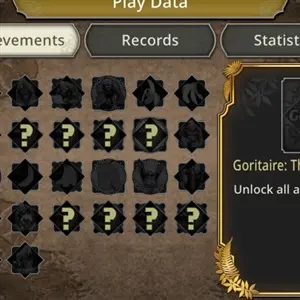 Goritaire - Achievements