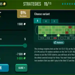 Grand Vegas Casino - Strategies