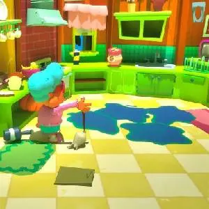 Grandma, No! - Mopping Puddles