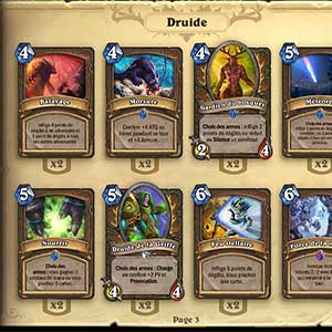 Hearthstone Heroes of Warcraft Deck of Cards Card Selection