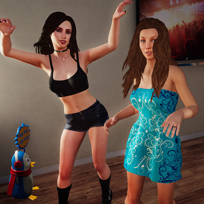 House Party - Partying with Madison, Stephanie and Vickie