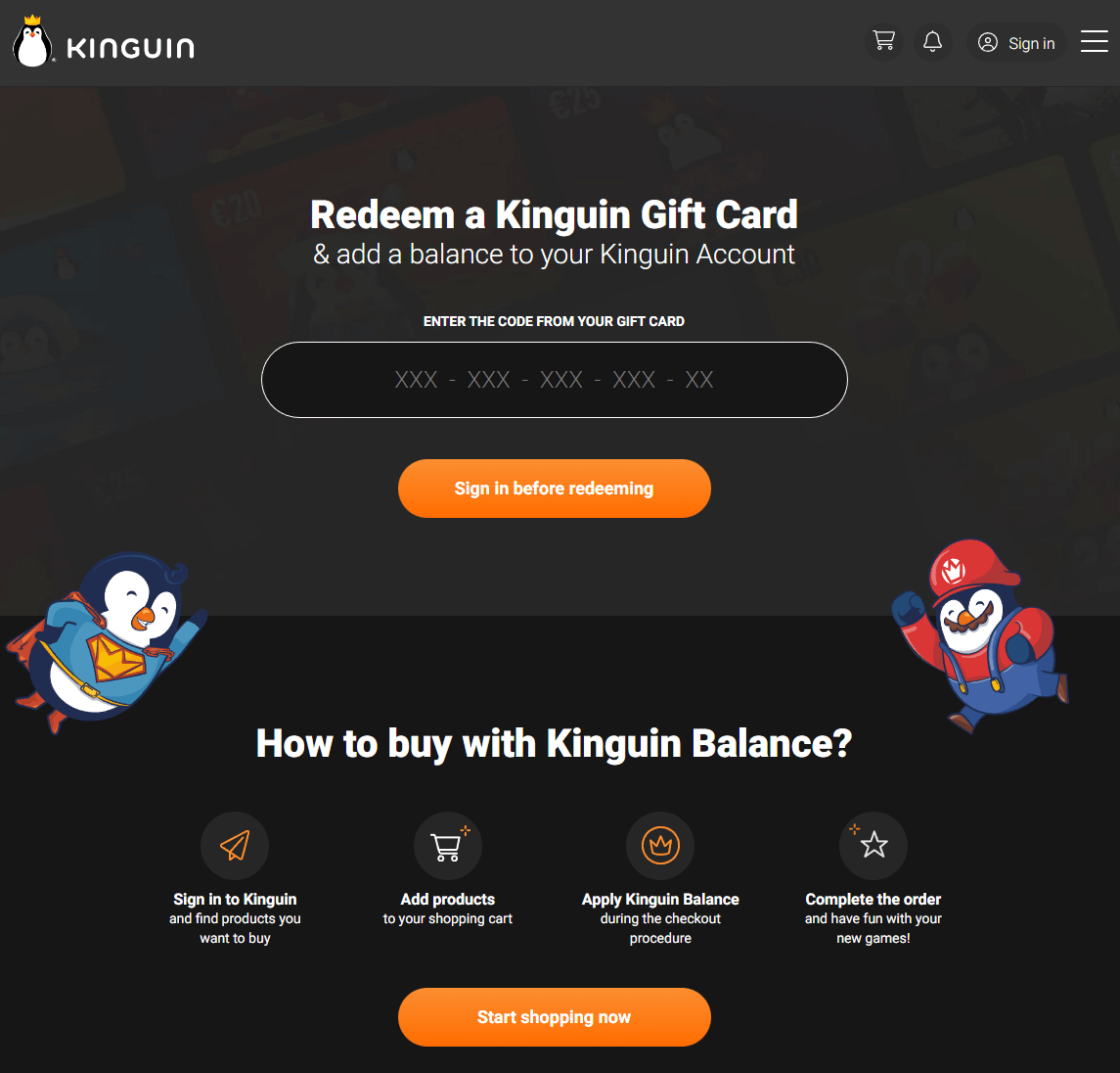 how to apply a kinguin promo code