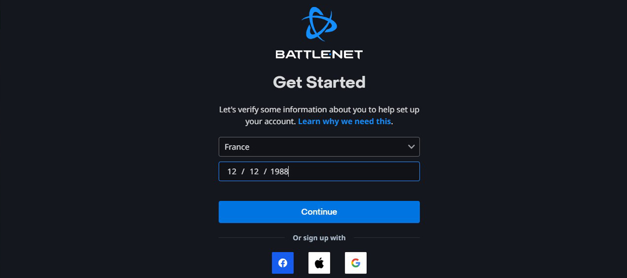Verified Battle.Net KR Platform Account