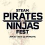Steam Pirates vs. Ninjas Fest vs. Allkeyshop: Be Ready on January 22nd