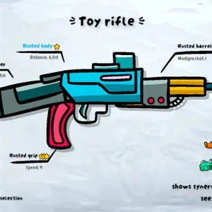 Inkling Cats Beneath the dreams - Toy Rifle