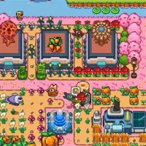 Island Robot Farm - Sakura Trees
