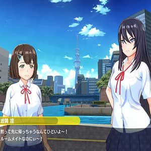 competing in races in pair