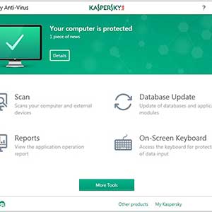 Kaspersky Anti-Virus Main Window