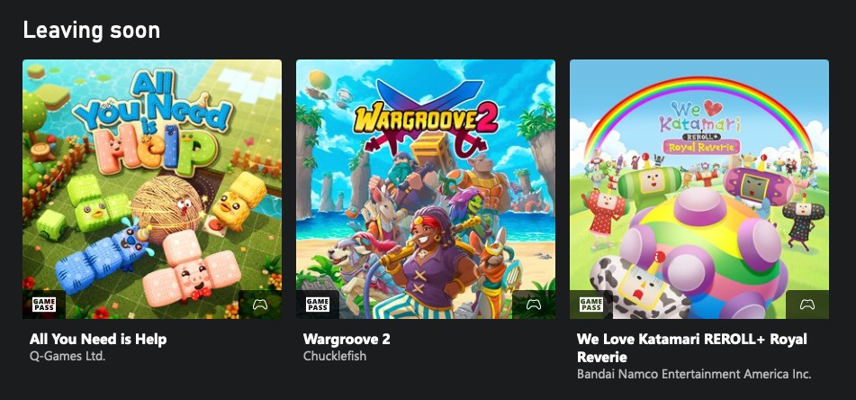 Games Leaving Xbox Game Pass for September wave 1