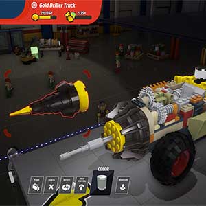 LEGO 2K - Gold Driller Truck