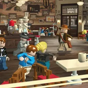 LEGO Indiana Jones 2: The Adventure Continues - The Kingdom of the Crystal Skull Arnie’s Diner Scene