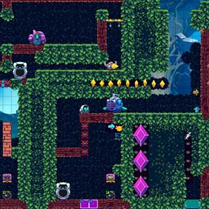 Going through obstacle