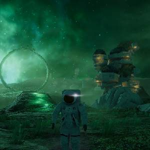 Lifeless Moon Desert