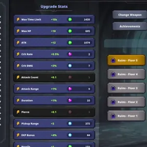 Limitless Survivor - Upgrade Stats