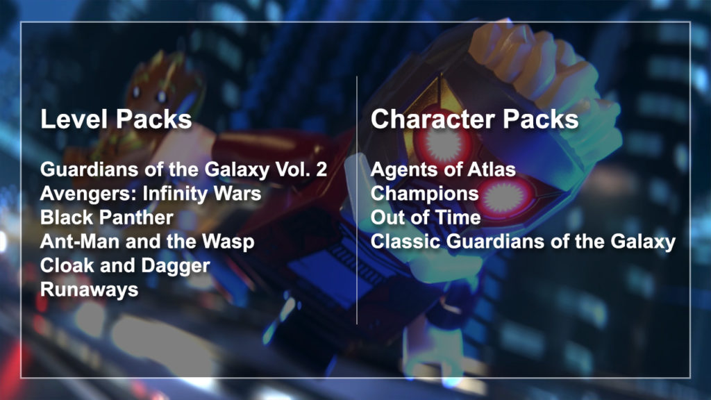 Lego Marvel Super Heroes 2 Season Pass Contents And Characters