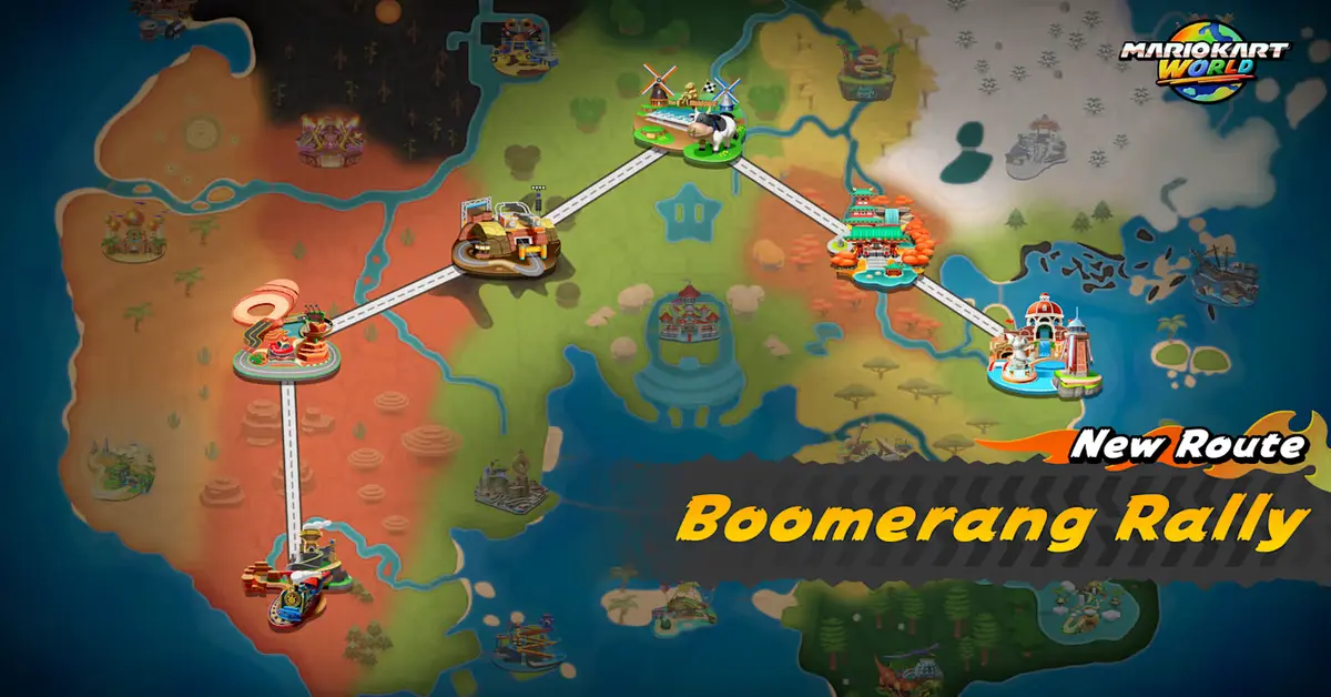 Mario Kart World Boomerang Rally