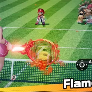 Mario Tennis Fever - Flame Shot