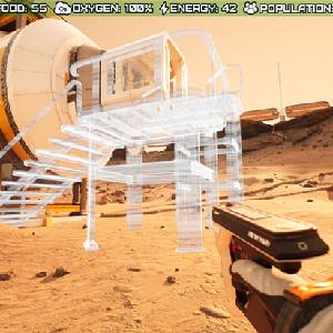 Mars Colonization Survival Simulator - Martian Base