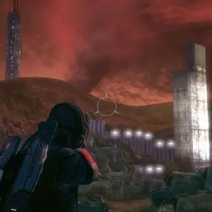Mass Effect - Approaching Spaceport Tower