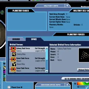 Master of Orion 3 – Military Info