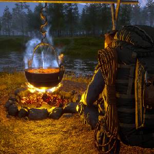 Mike goes on hike - Cooking