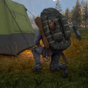 Mike goes on hike - Tent