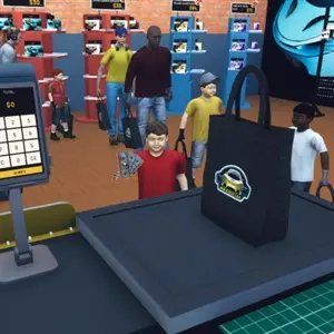 Mini Racer Car Shop Simulator - Cashier Mode