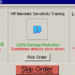 Monday Syndrome - Pick Order