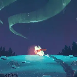 Moomintroll: Winter's Warmth – Aurora Borealis