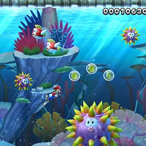 New Super Mario Bros U Deluxe - Sparkling Waters