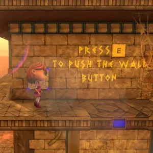Nia: Jewel Hunter - Pushing Wall Button